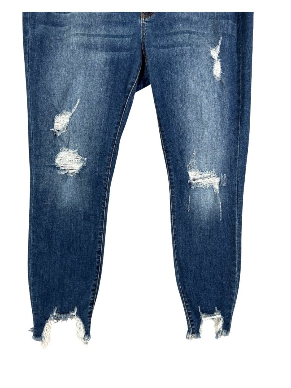 Judy Blue Cropped Fit Distressed Jeans Size 16W - Picture 5 of 9